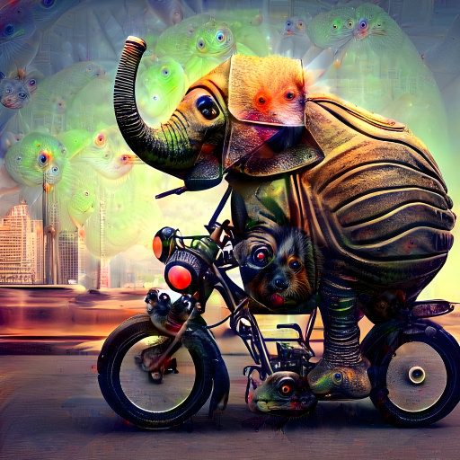 The Elephant Biker