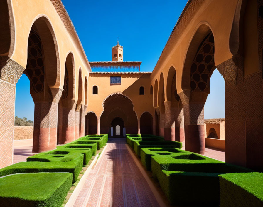 Inside a muslim castle