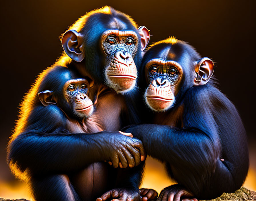 The three chimpanzees