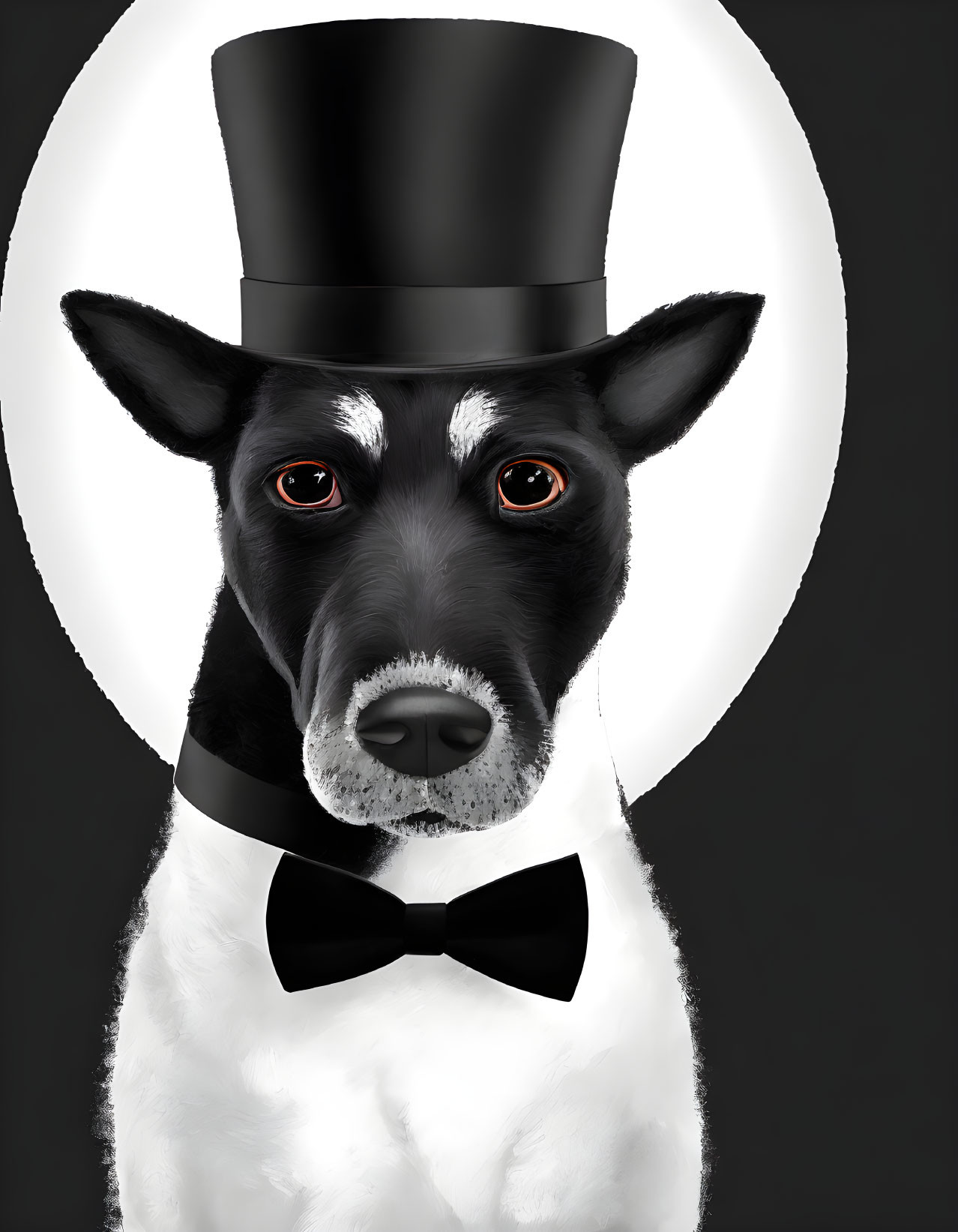 Dog with Tophat