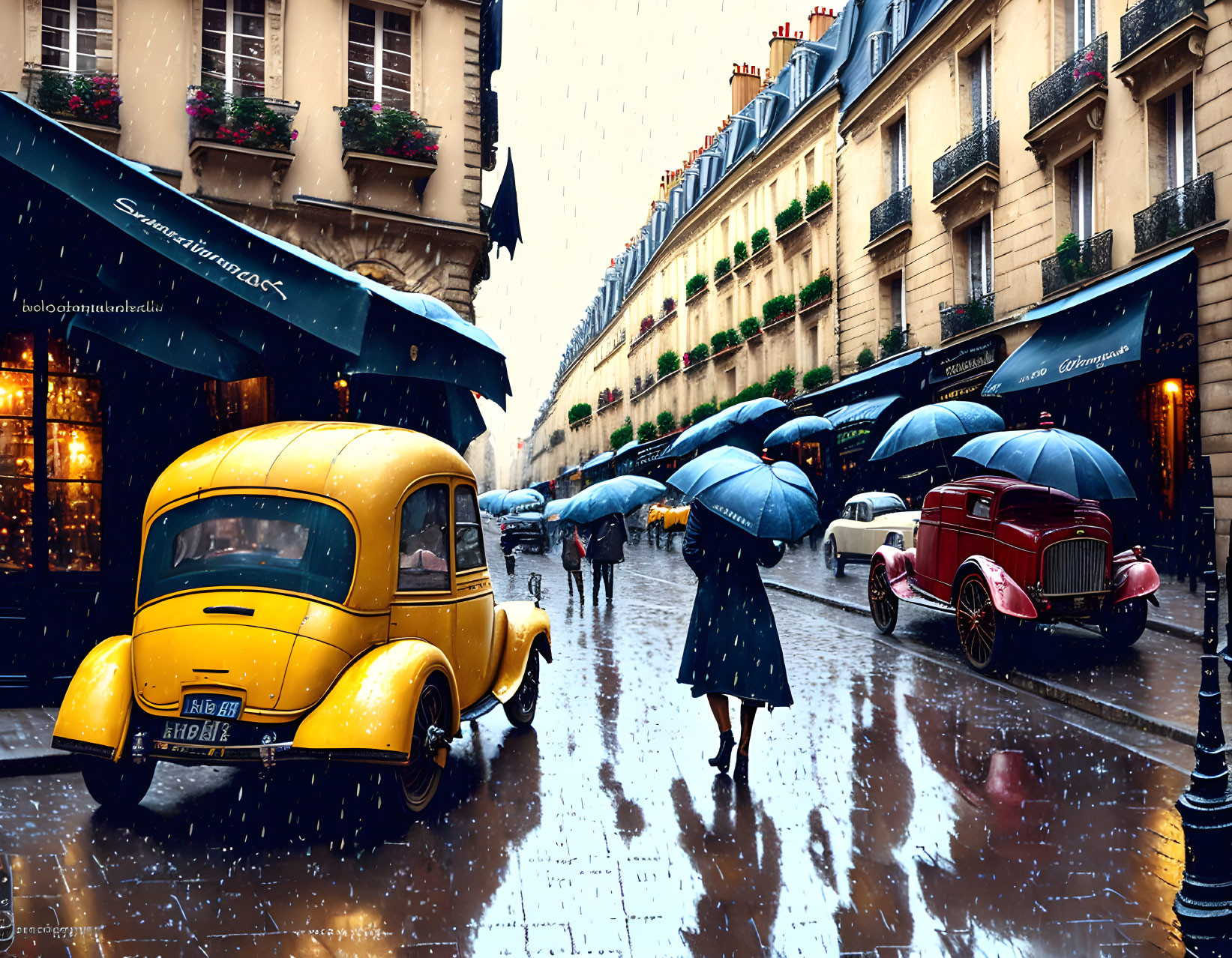 Raining in Paris