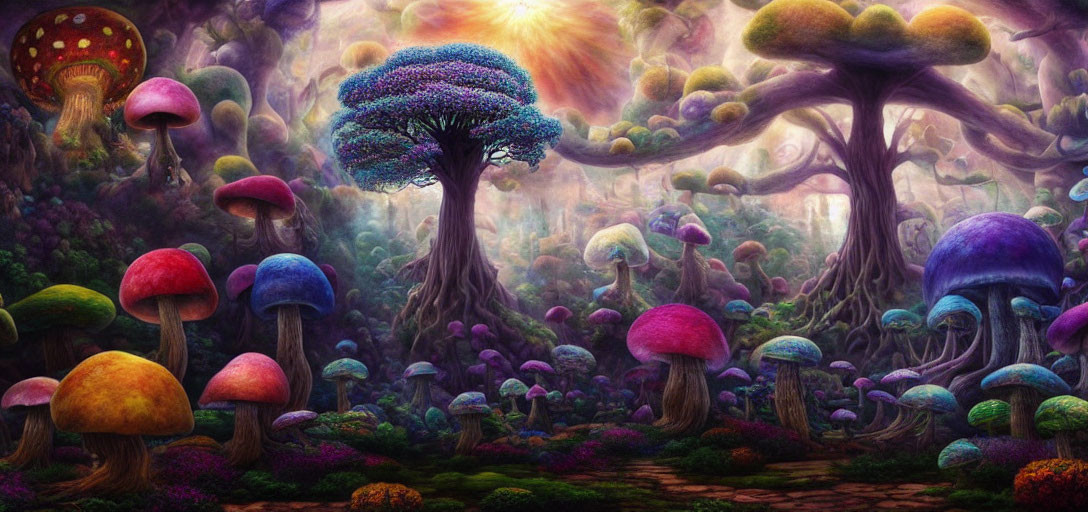 wacky forest fun mushroom adventure look