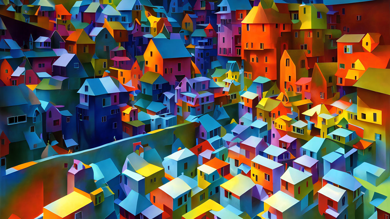 Tiny Vibrant Houses