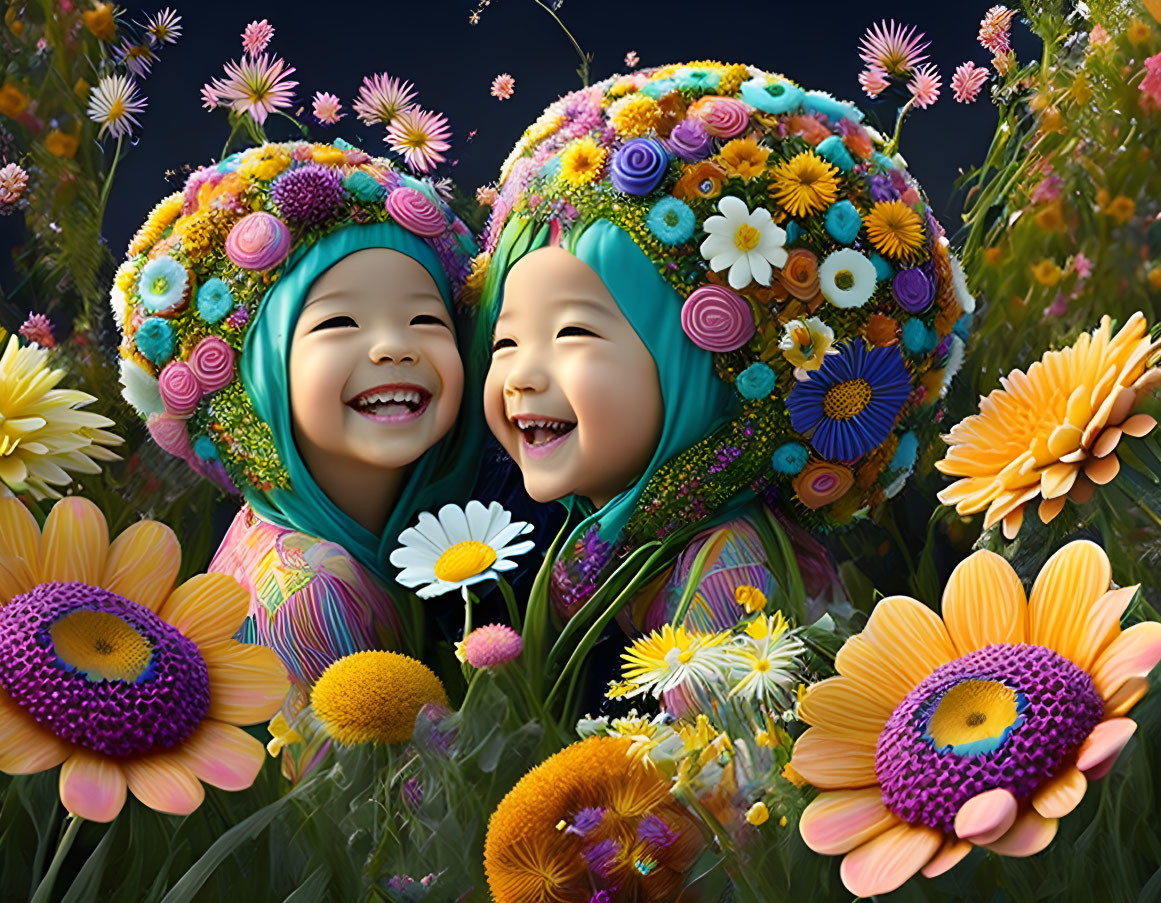 Shiny Happy Flower People