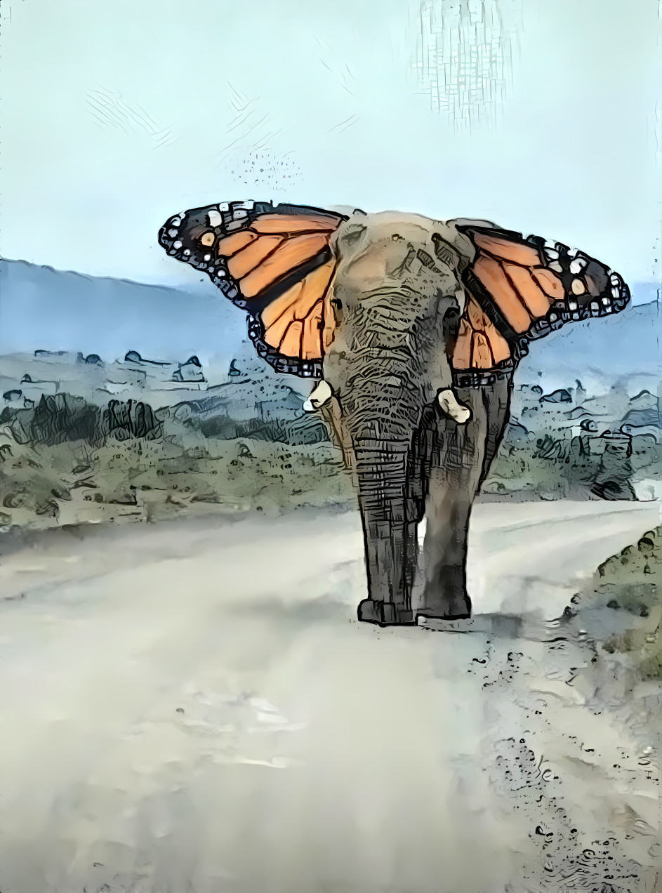 The Elephant that Deep Dreamed she was a Butterfly