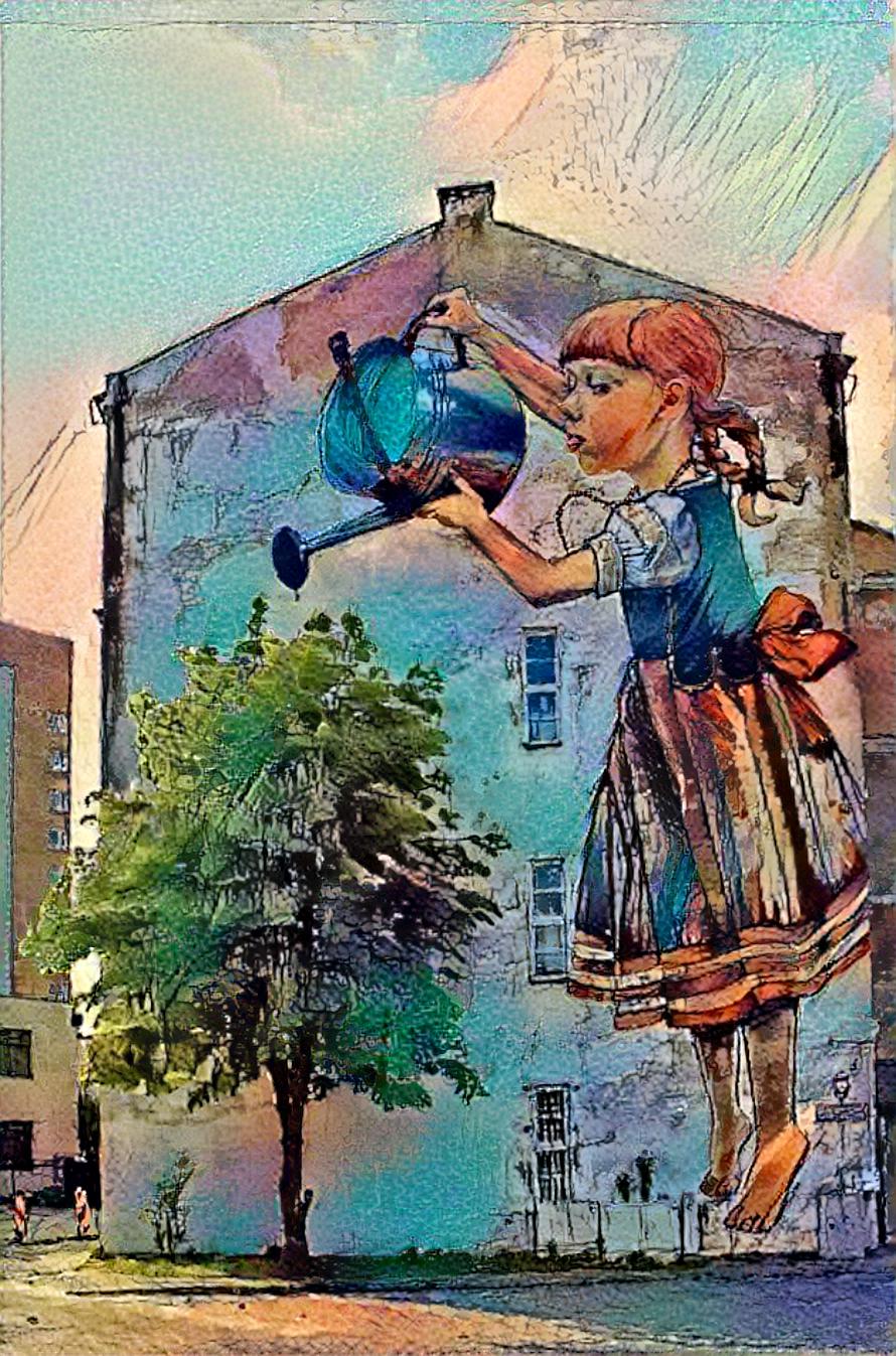 Deep Dreaming the Gift of Public Art