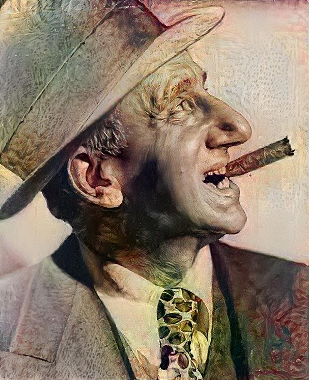 Deep Dreaming the late great Jimmy Durante