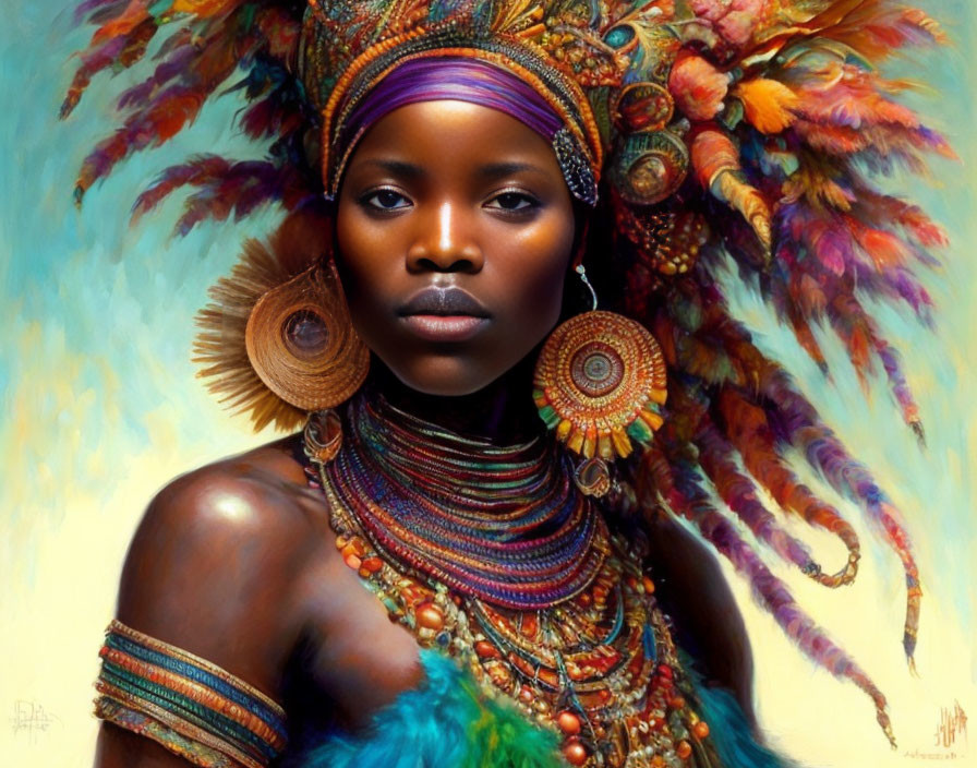 Beautiful African woman