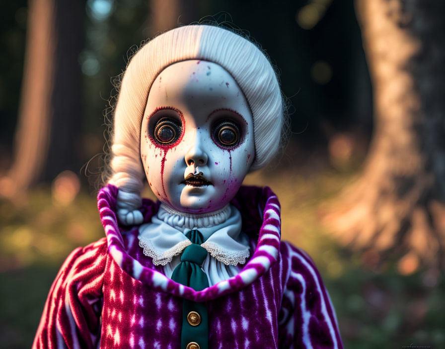 #evelynfcammarano A creepy doll found at a flea ma