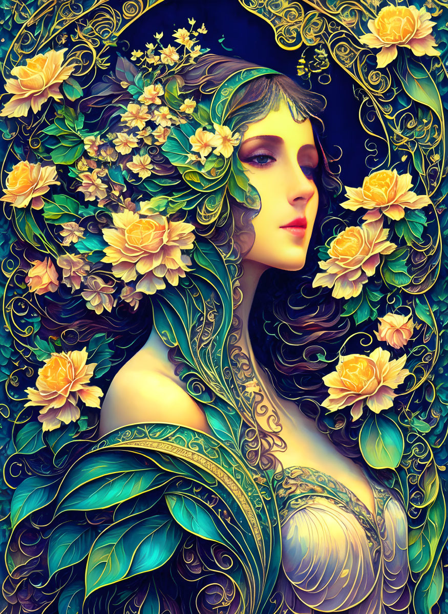 Art Nouveau Woman 