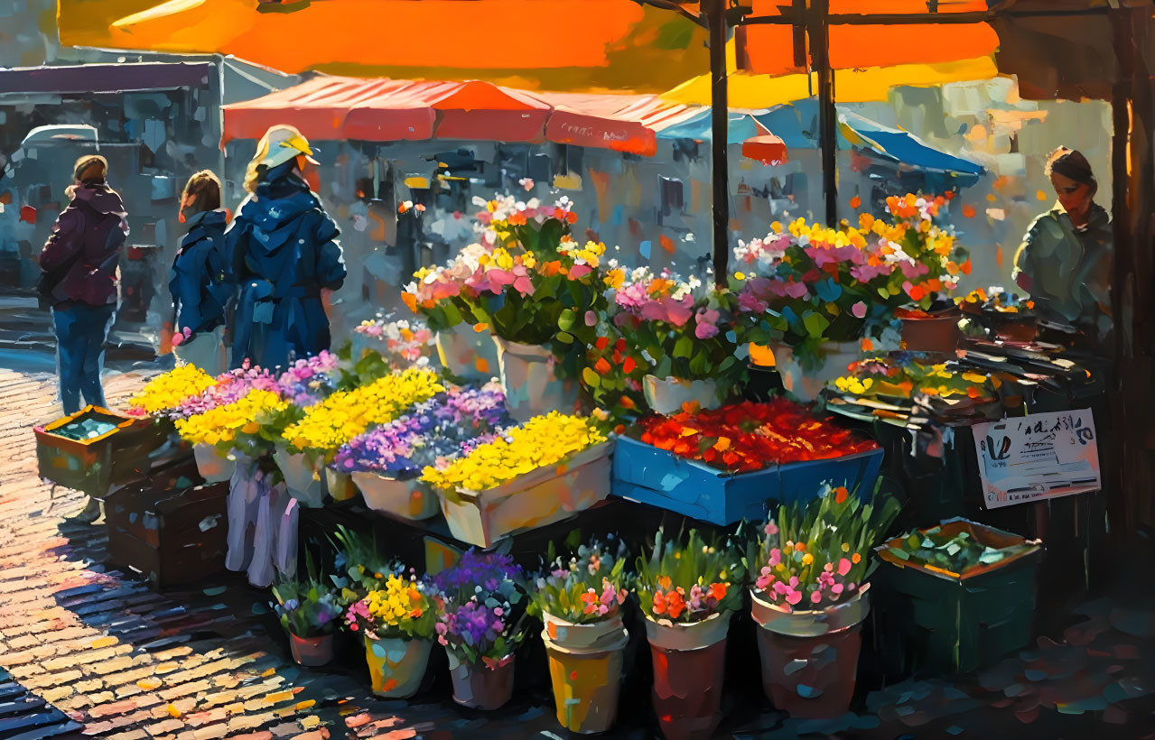 Amsterdam Flower Vendor
