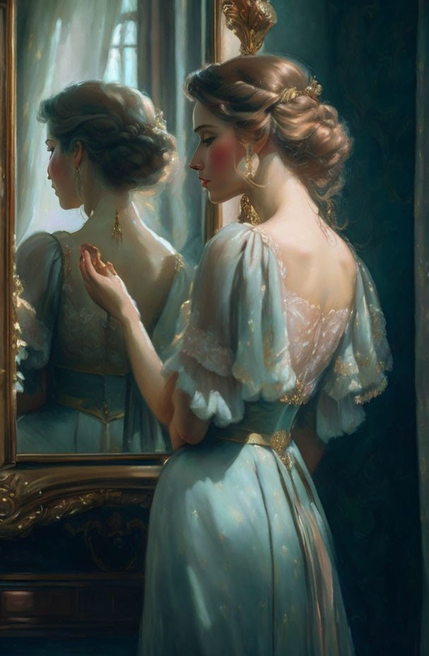 The Lady in the Mirror