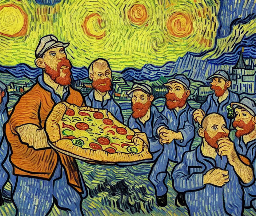 van Gogh's The Pizza Eaters
