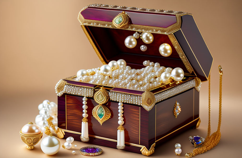 Jewelry in the box