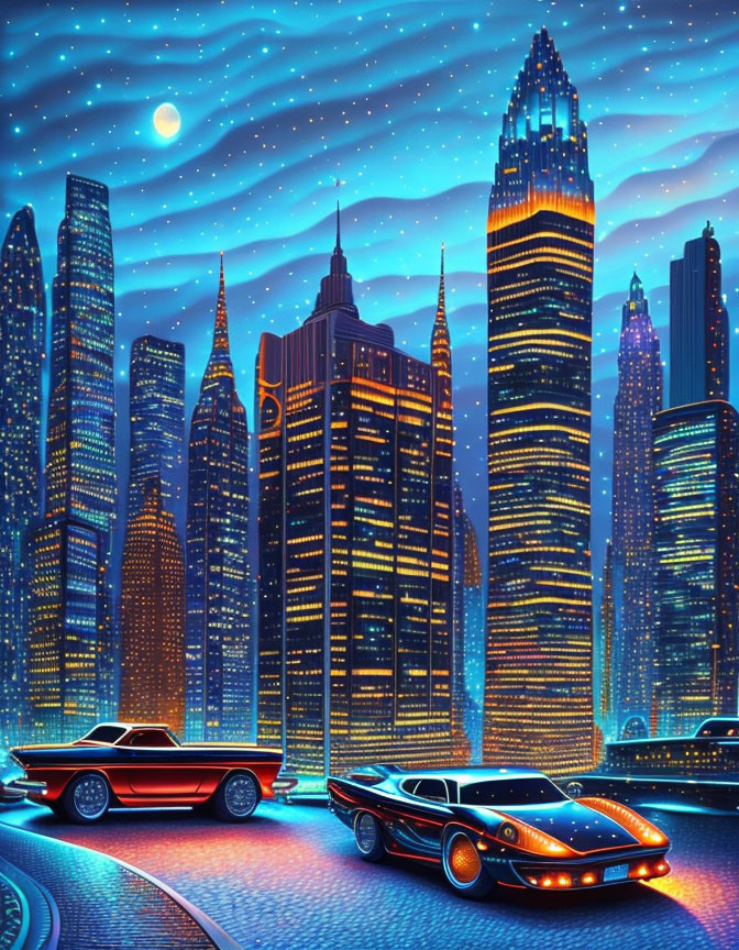 Night metropolis.