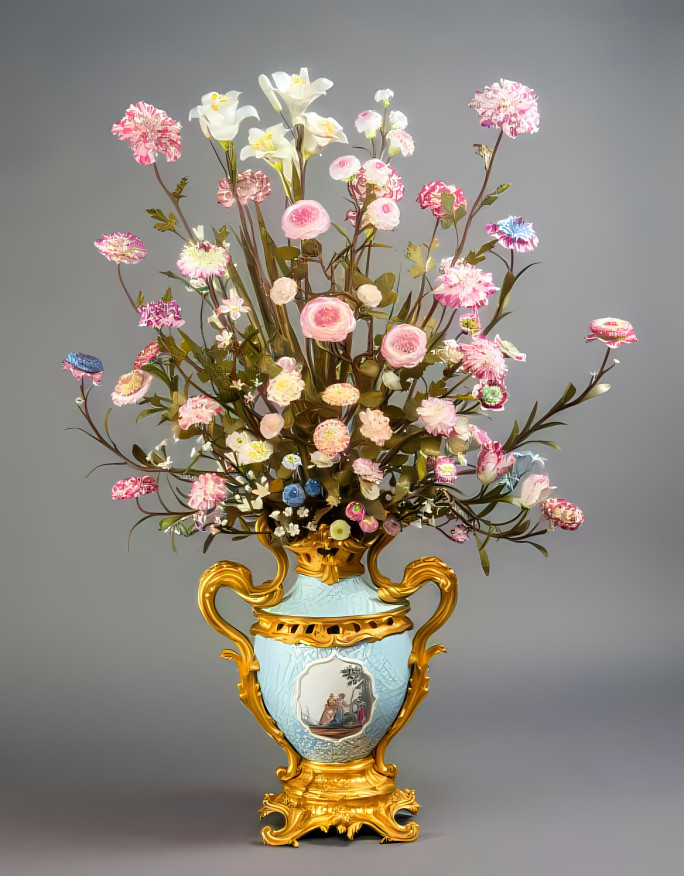 Porcelain bouquet