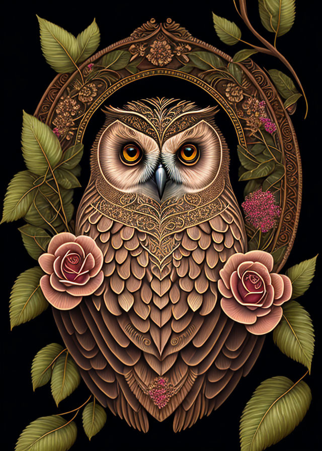 Owl,a decorative element