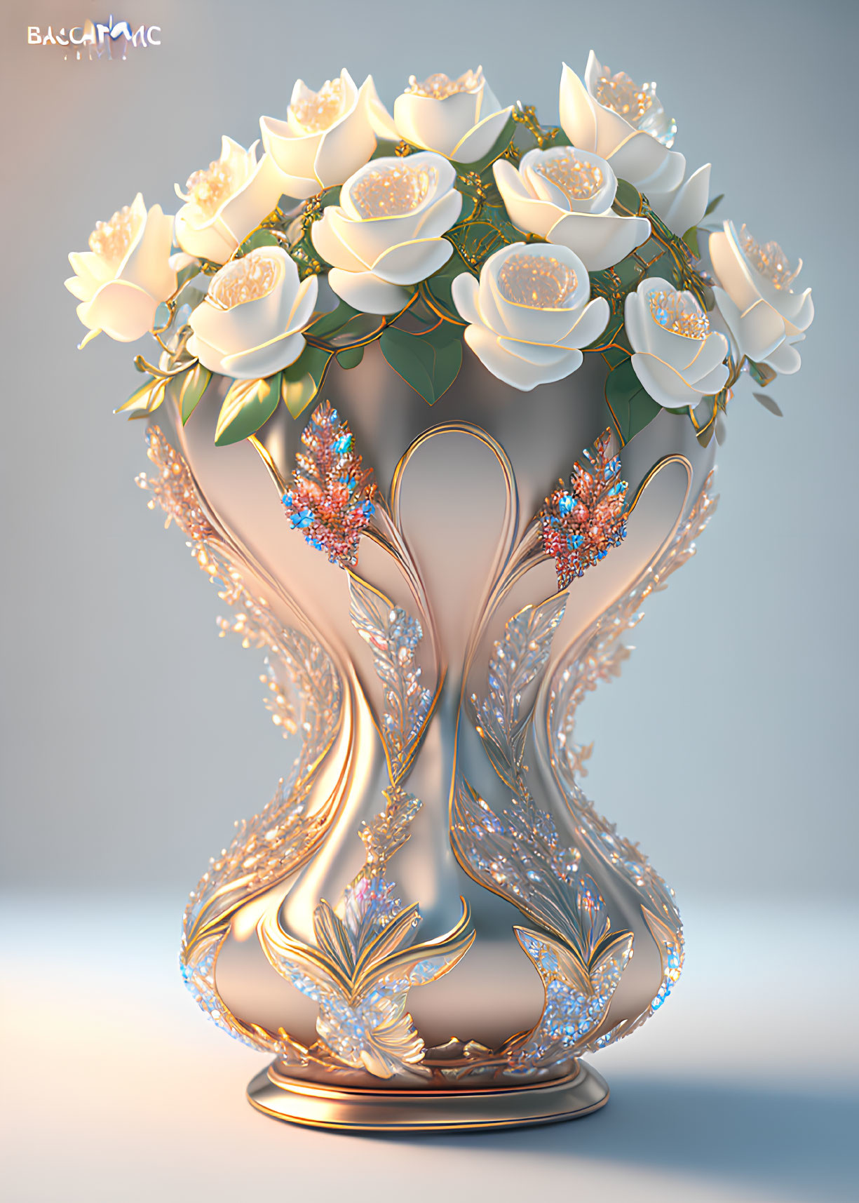 A decorative vase