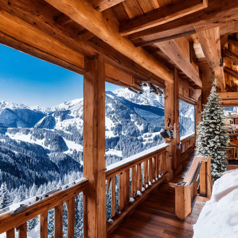 Winter holidays in the Alps