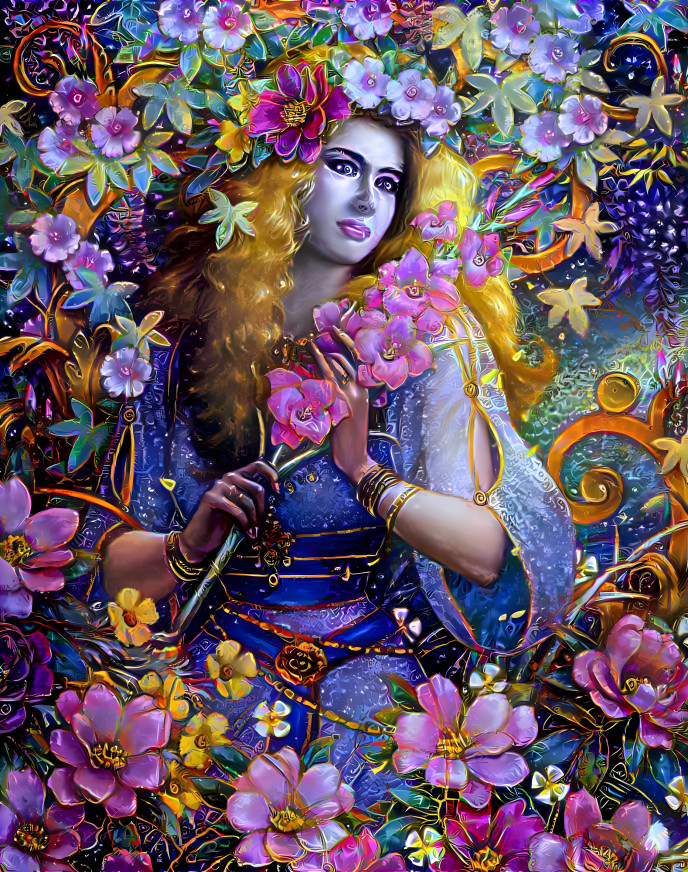 Flora, goddess of flowers 