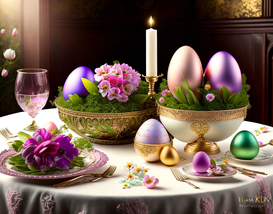 Easter composition
