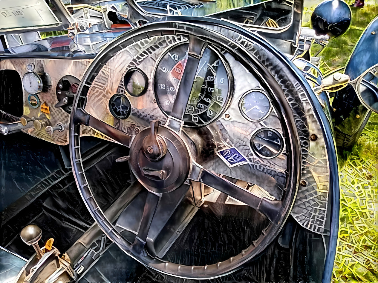 1934 Riley Cockpit