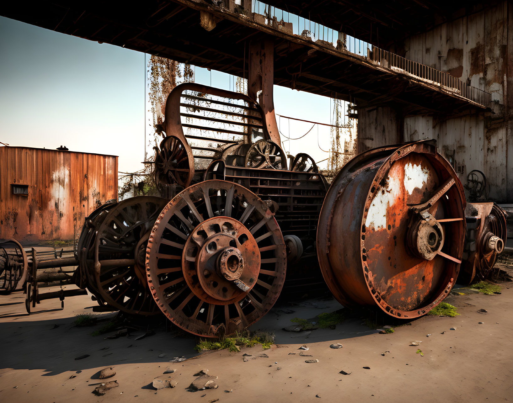 Old and rusted machinery