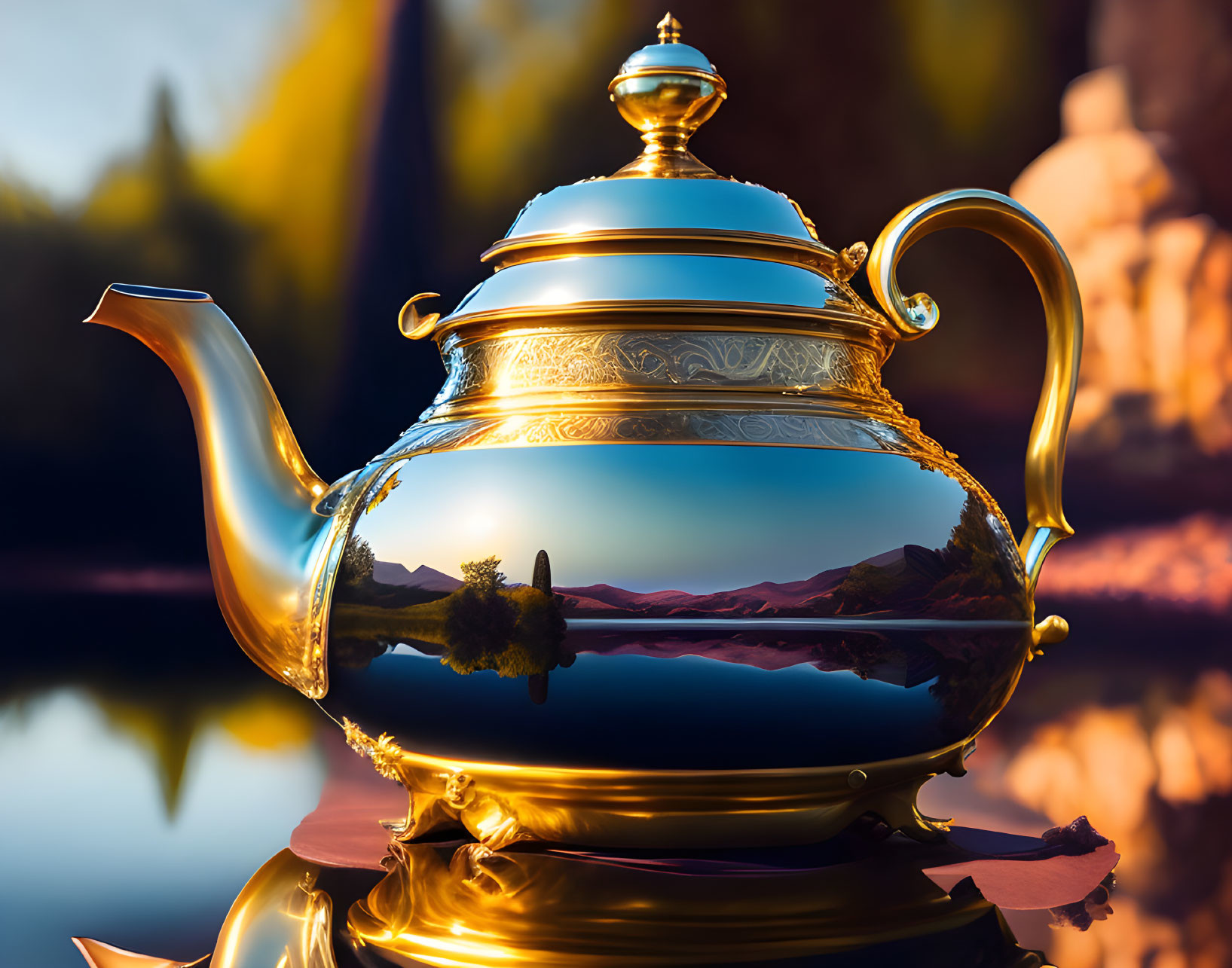 Beautiful old teapot