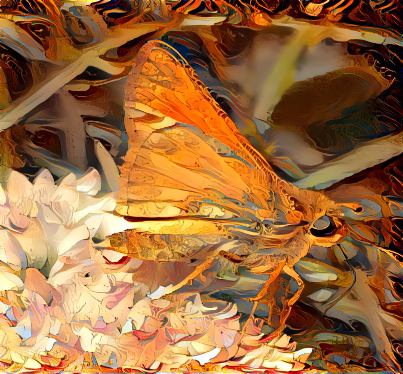 Butterfly on Hydrangea