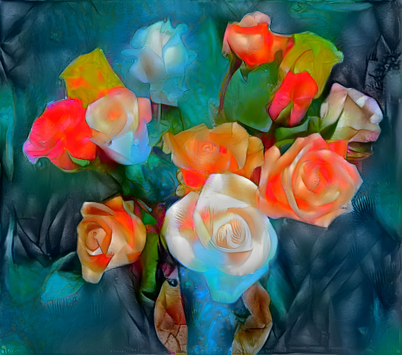 Roses - colorful version