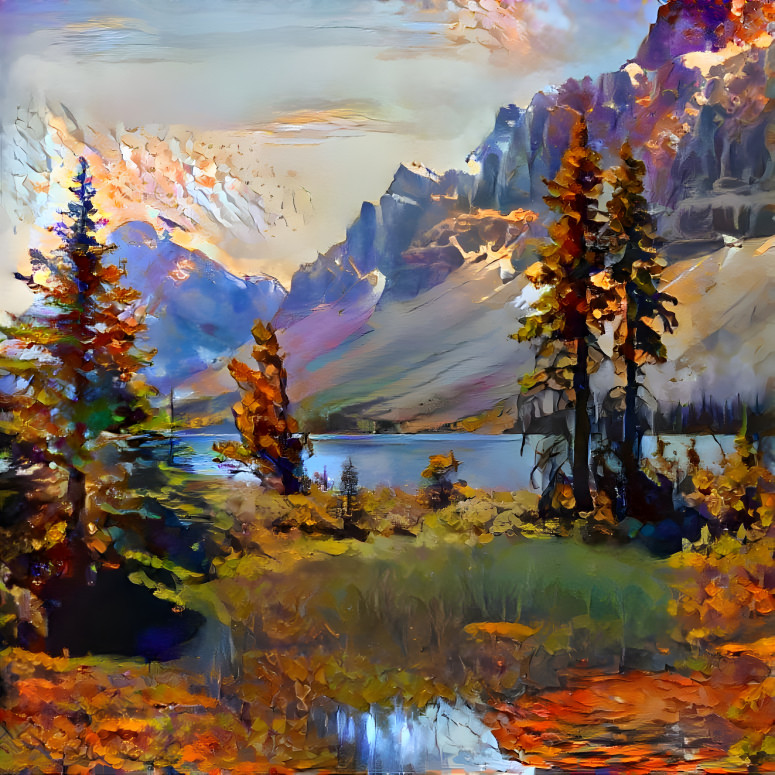 Mountain Lake - Autumnal style