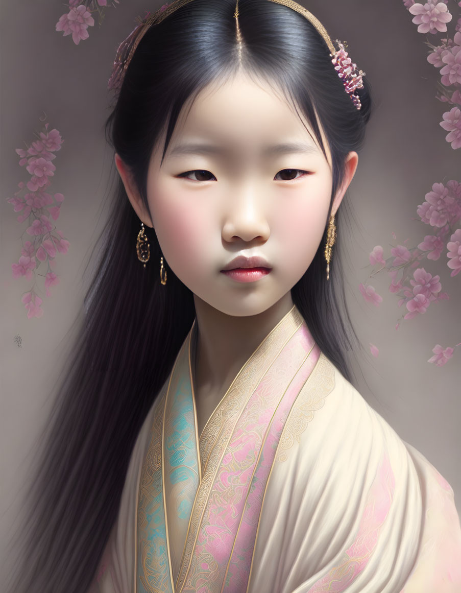Asian Girl - AI portrait