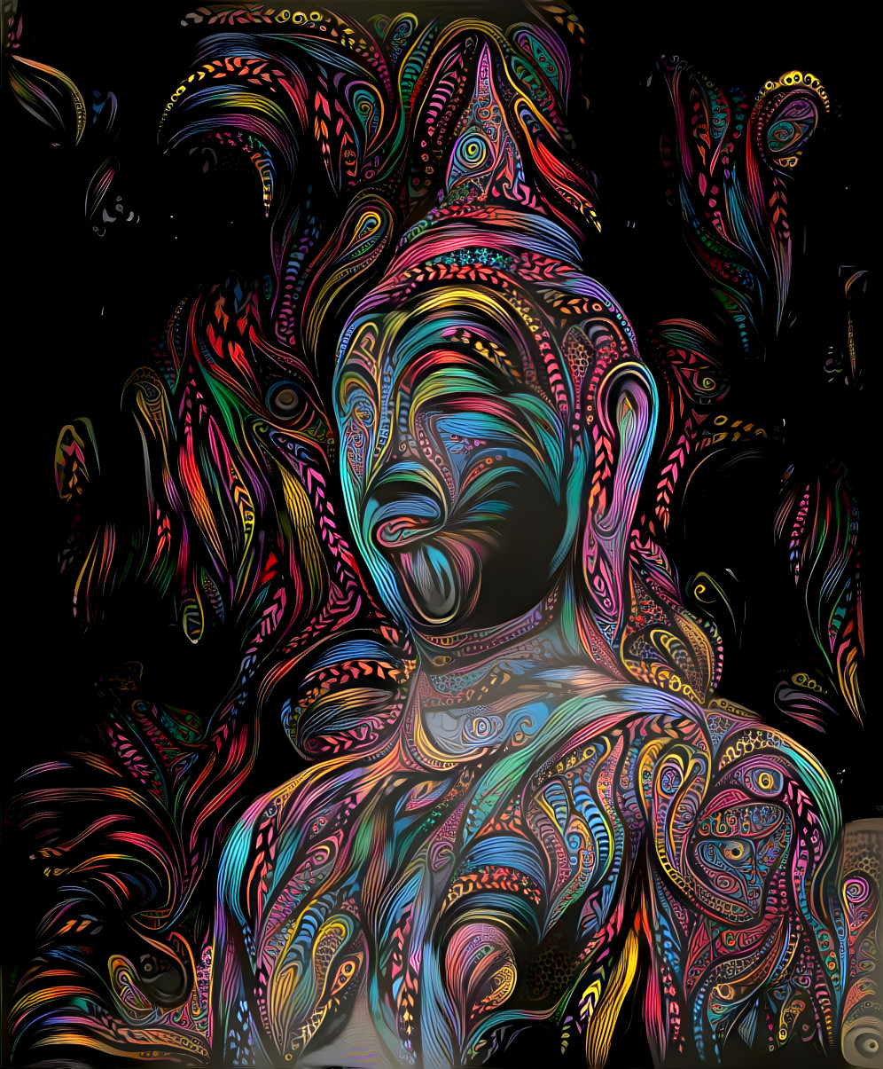 Buddha - pychedelic style