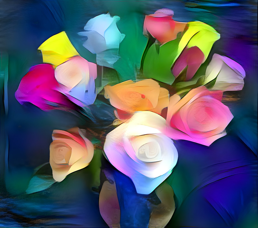 Bokeh of Flowers - colorful