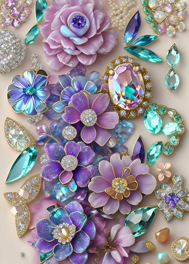Jewels and petals