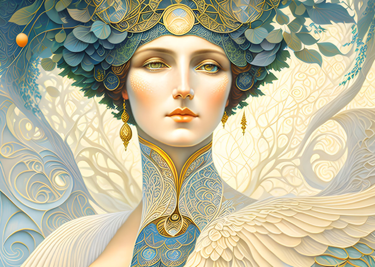 Art Nouveau woman