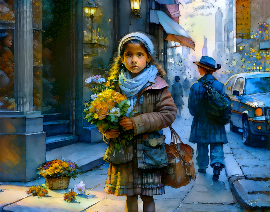 City Flower Girl