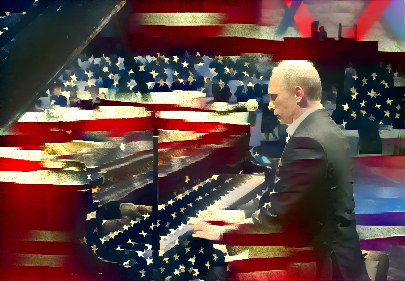 Putin plays piano 2022