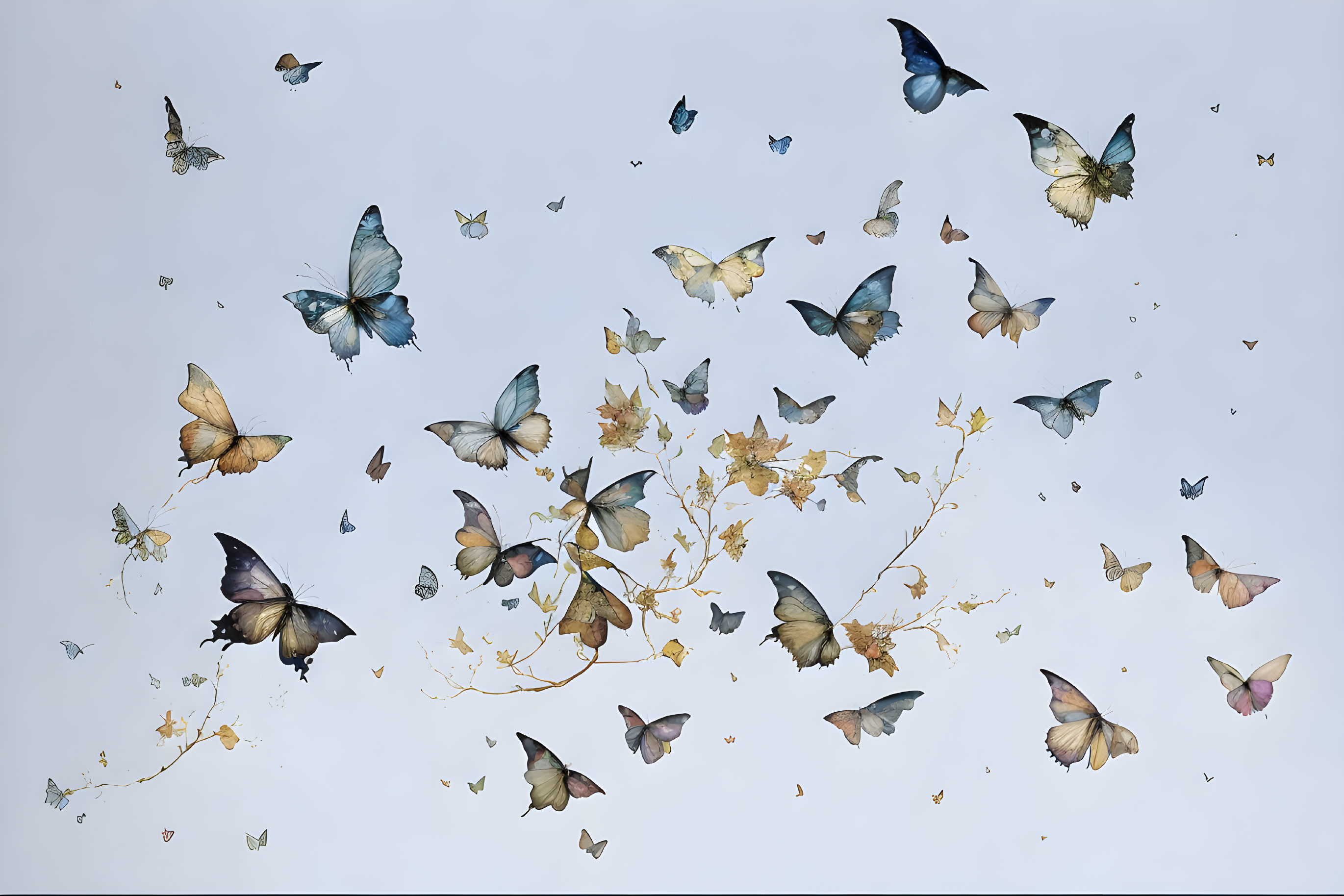 Butterflies on an Autumn Breeze