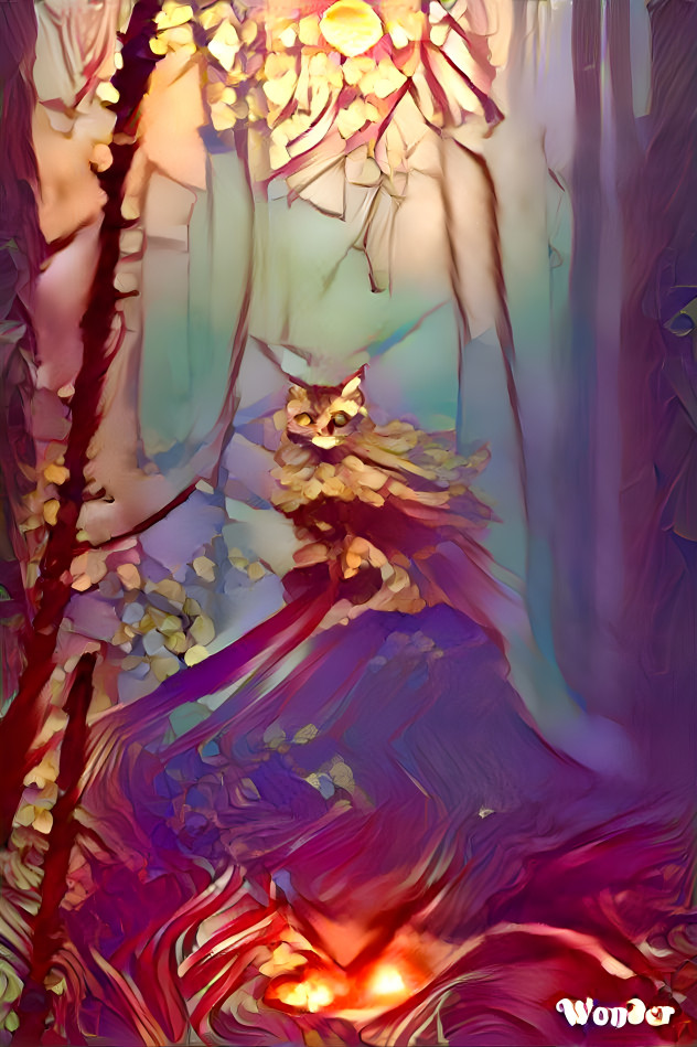 Fiery Forest Kitty