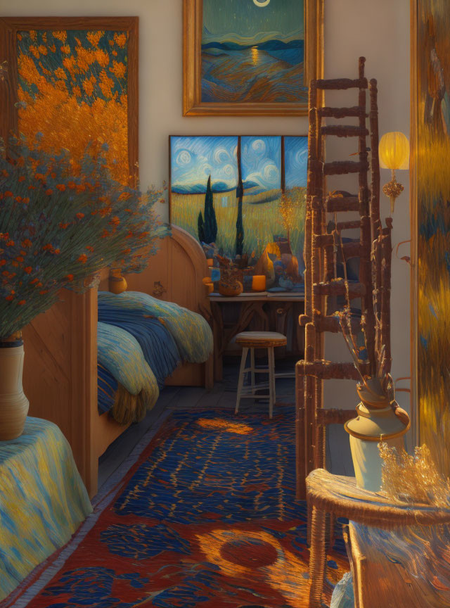 If My House Were Decorated Van Gogh Style!