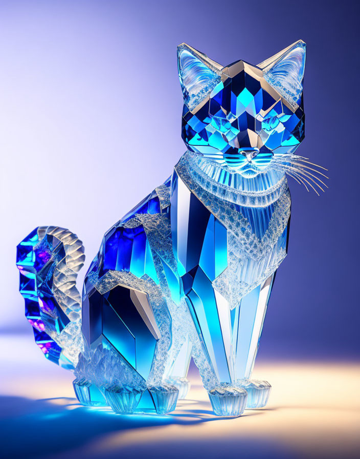 Austrian Cut Crystal Cat