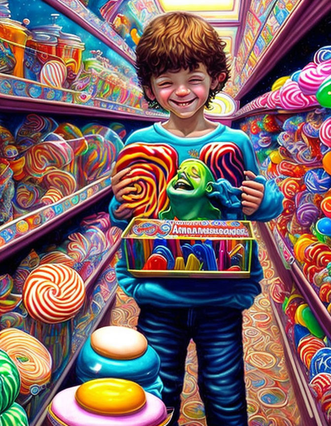 A Kid In A Candy Store! 