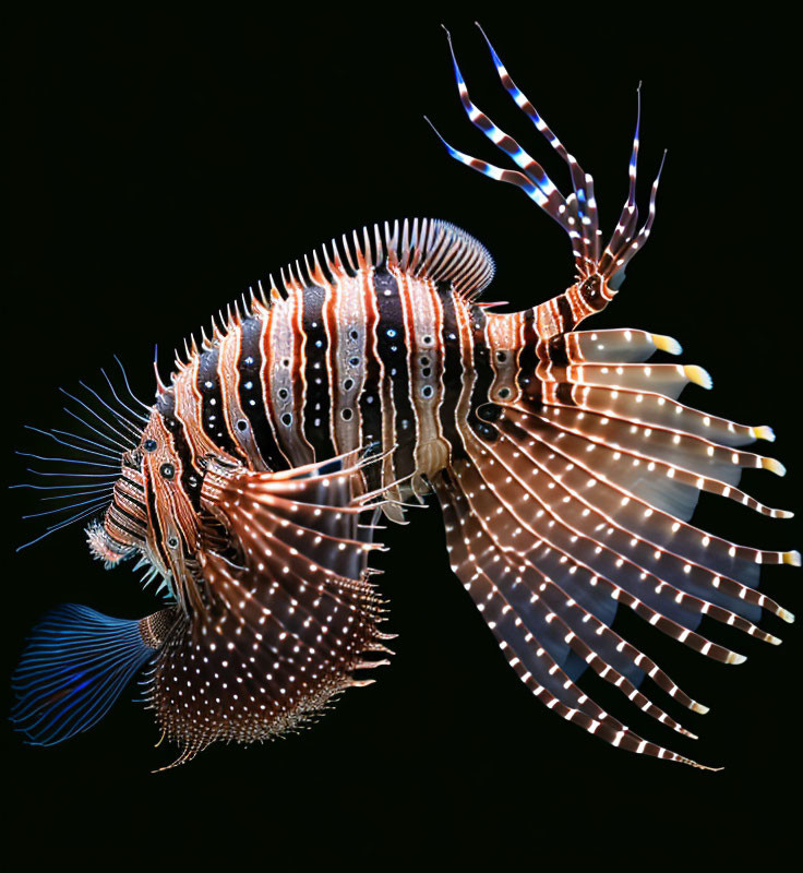 Lion Fish in the Deep