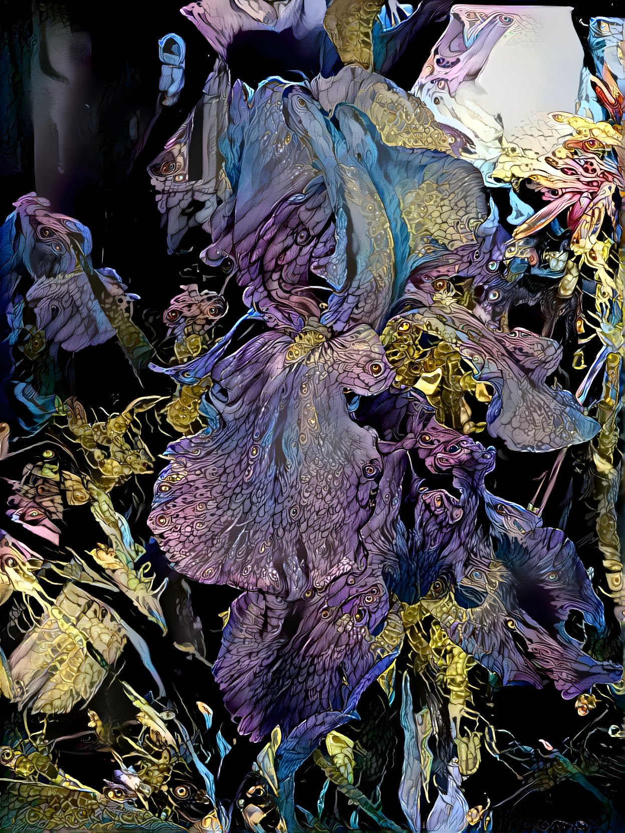 Bearded Iris garden 2022