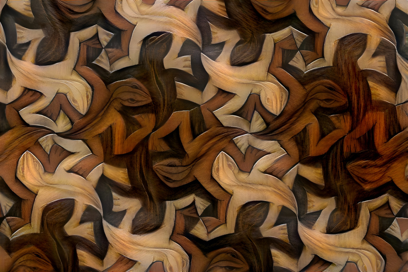Wooden Escher
