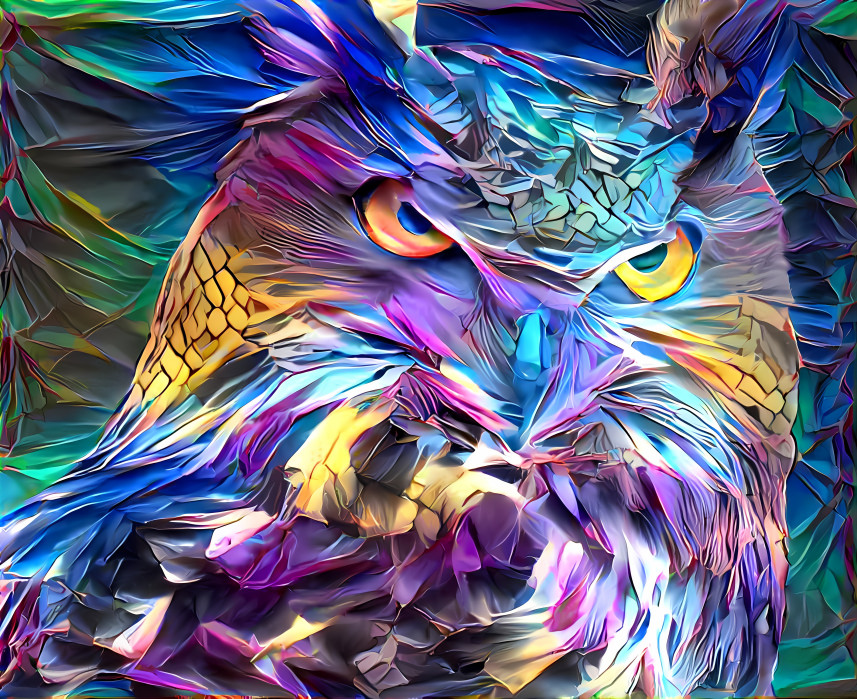 Technicolor Owl
