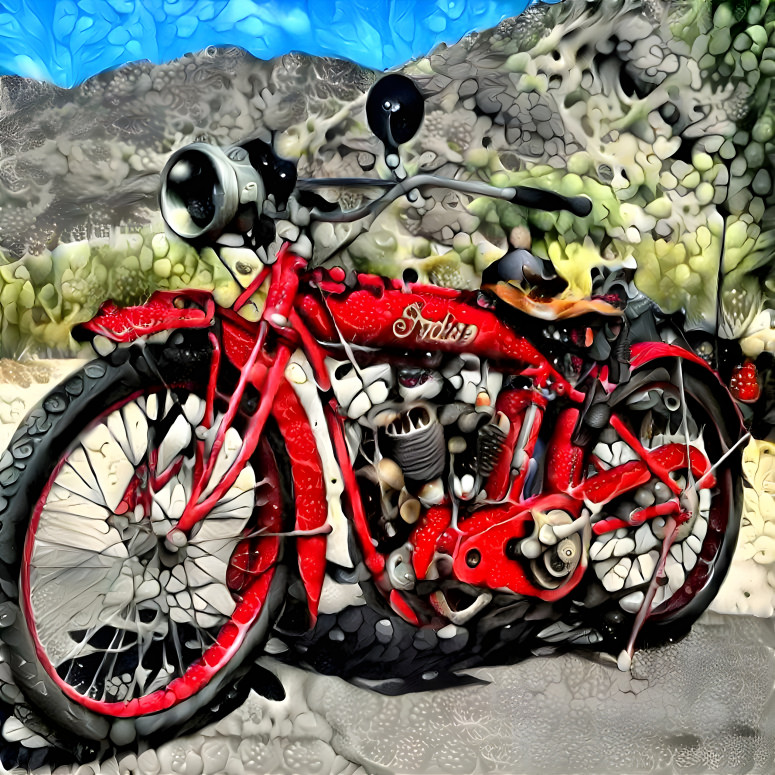 Old Indian Motorcycle
