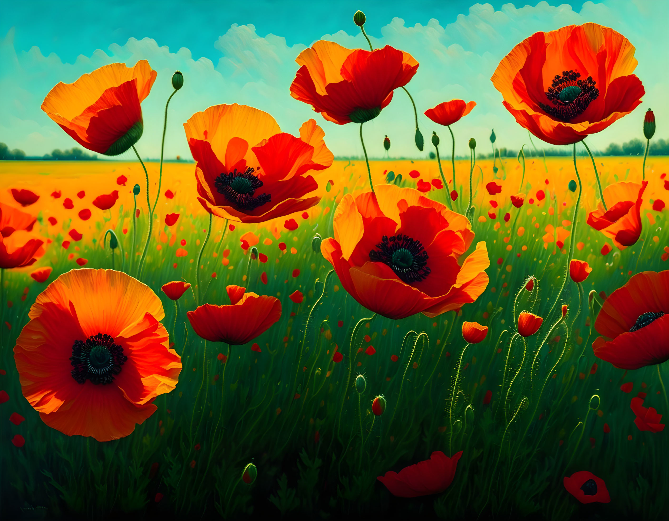 Poppies Forever 