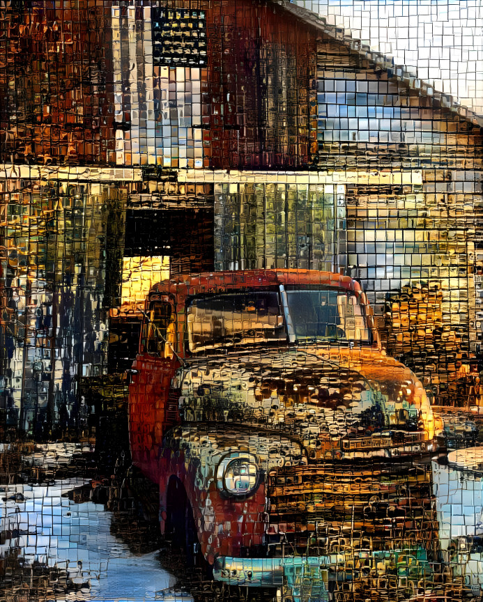 Rustic Truck and Barn